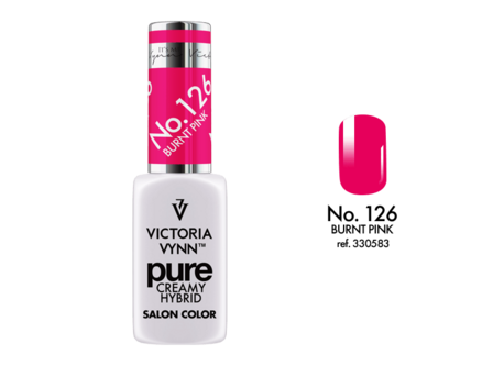 Gellak Victoria Vynn&trade; Gel Nagellak - Gel Polish - Pure Creamy Hybrid  - 8 ml - Burnt Pink  - 126