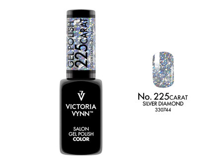 Gellak Victoria Vynn&trade; Gel Nagellak - Salon Gel Polish Color 225 Carat Silver Diamond - 8 ml. -