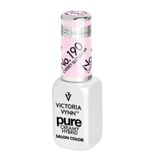 Gellak Victoria Vynn | Pastel Roze Glitter | 190 | Gel Nagellak | Pure Creamy Hybrid | 8 ml | Cherry Blossom