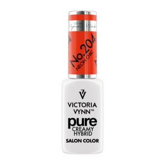 Victoria Vynn | Pure Gellak | 204 Neon Chic | 8 ml. | Neon Oranje