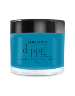Dip poeder voor nagels | Dippn Nailperfect | 060 Deep Down | 25gr | Blauw