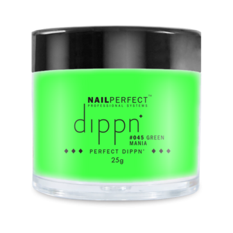 Dip poeder voor nagels | Dippn Nailperfect | 045 Green Mania | 25gr | Groen