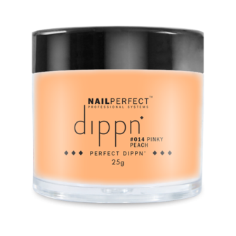 Dip poeder voor nagels | Dippn Nailperfect | 014 Pinky Peach | 25gr | Oranje