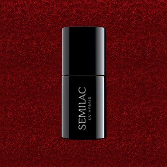 Semilac Gellak | 306 Divine Red | 7 ml | Rood Glitter