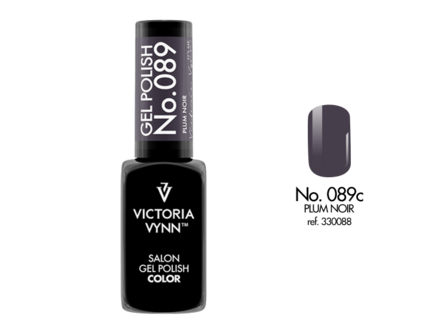 Victoria Vynn | Salon Gellak | 089 Plum Noir | 8 ml | Grijs