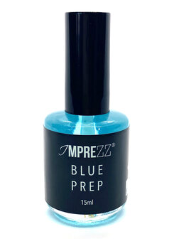 IMPREZZ Blue Prep | Voor het schoonmaken en ontvetten van de nagelplaat | 15ml | Onmisbaar voor de perfecte voorbehandeling voor gellak en kunstnagels  