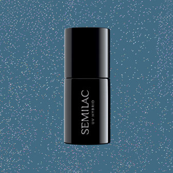 Semilac Gellak | 324 Sea Blue Shimmer | 7 ml | Blauw Shimmer 