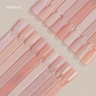 Semilac Gellak | 574 Bride In Powder Pink | 7 ml. | Perzik Roze
