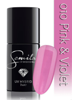 010 UV Hybrid Semilac Pink &amp; Violet 7 ml.
