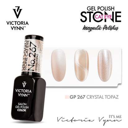 Victoria Vynn Gellak Stone Cat Eye Crystal Topaz - 267 - 8 ml.