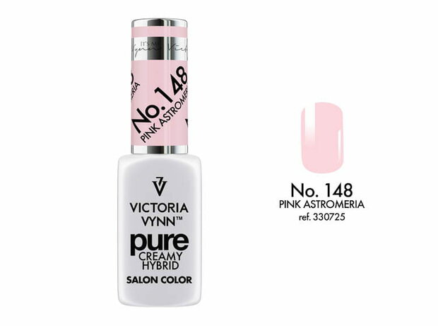 Gellak Victoria Vynn™ Gel Nagellak - Gel Polish - Pure Creamy Hybrid  - 8 ml - Pink Astromeria  - 148