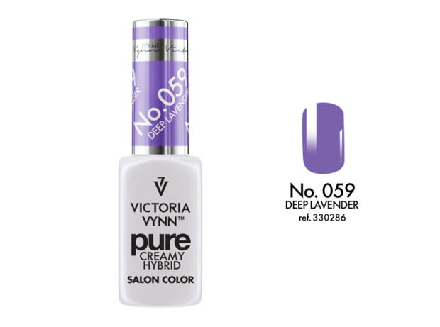 Gellak Victoria Vynn™ Gel Nagellak - Gel Polish - Pure Creamy Hybrid  - 8 ml - Lavender  - 059