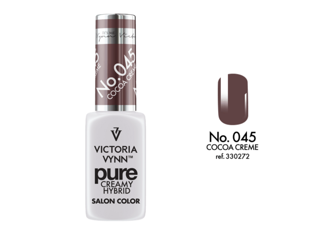 Gellak Victoria Vynn™ Gel Nagellak - Gel Polish - Pure Creamy Hybrid  - 8 ml - Cocoa Creme  - 045