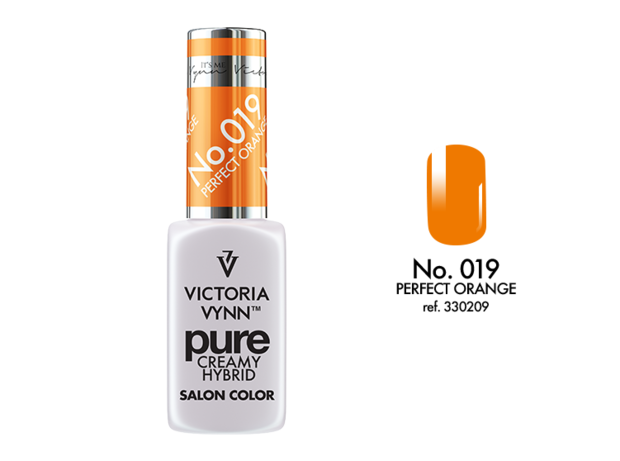 Gellak Victoria Vynn™ Gel Nagellak - Gel Polish - Pure Creamy Hybrid  - 8 ml - Perfect Orange  - 019 - Oranje
