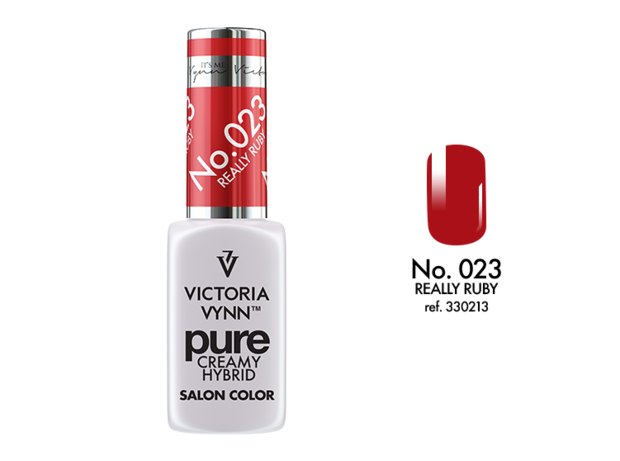 Gellak Victoria Vynn™ Gel Nagellak - Gel Polish - Pure Creamy Hybrid  - 8 ml - Really Ruby  - 023 - Rood