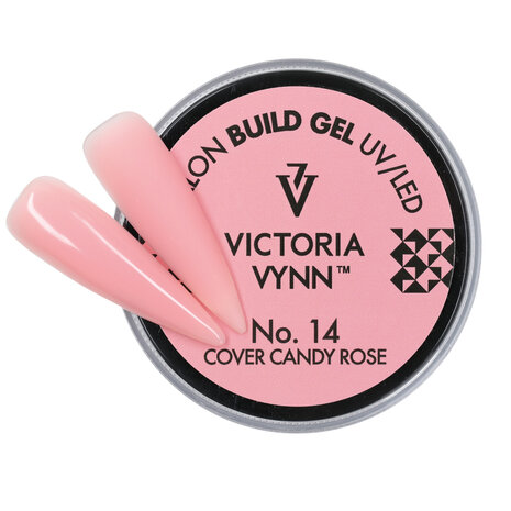 Victoria Vynn Builder Gel - gel om je nagels mee te verlengen of te verstevigen - COVER CANDY ROSE 15ml - Roze cover gel 