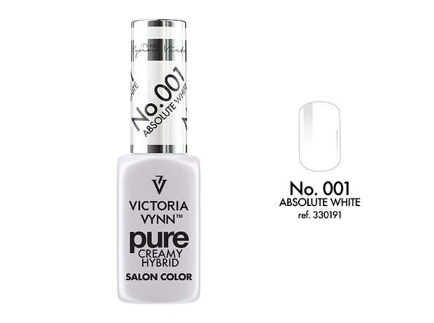 Gellak Victoria Vynn | Pure Creamy Hybrid  | 8 ml - | Absolute White | 001 | Wit