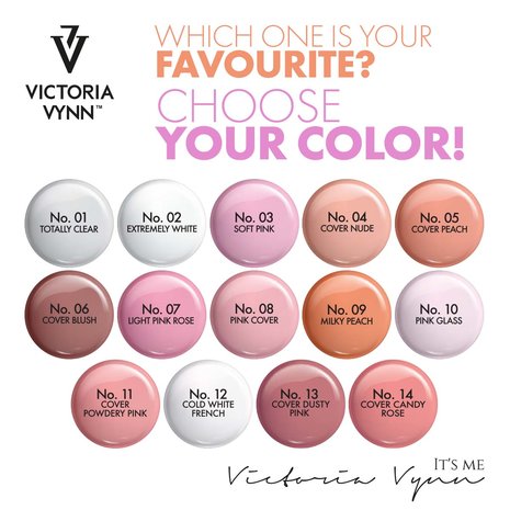 Dress Code Salon Bundel - Bestel alle 4 kleuren en ontvang 1 Victoria Vynn Builder Gel naar wens 15ml. gratis