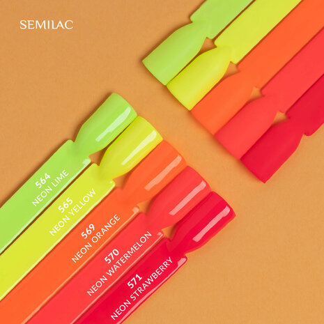 Semilac Gellak Neon Geel | 565 Neon Yellow | Gel Nagellak | 7 ml 