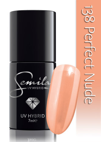 138 UV Hybrid Semilac Perfect Nude 7 ml.