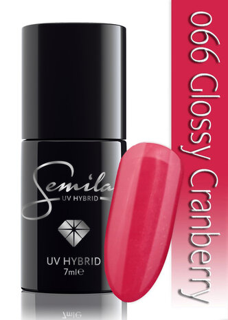066 UV Hybrid Semilac Glossy Cranberry 7 ml.
