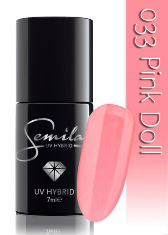 033 UV Hybrid Semilac Pink Doll 7 ml.