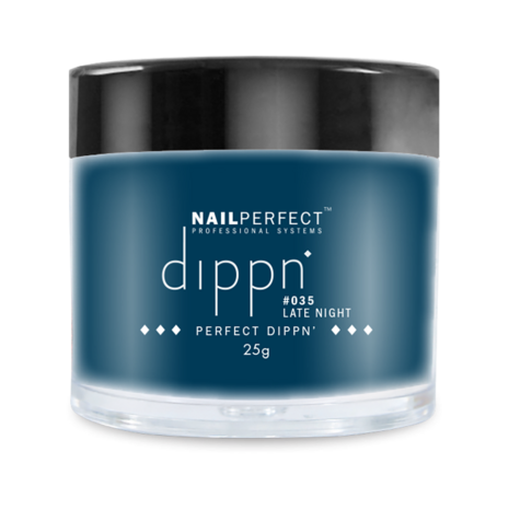 Dip poeder voor nagels - Dippn Nailperfect - 035  Late Night - 25gr