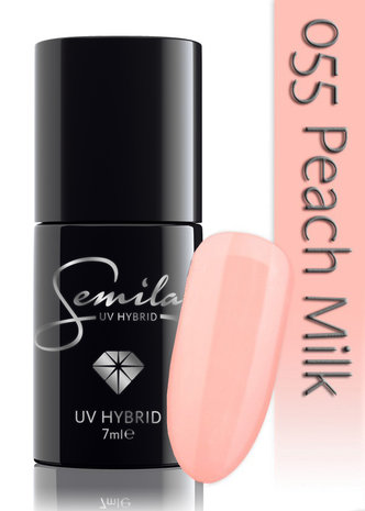 055 UV Hybrid Semilac Peach Milk 7 ml.