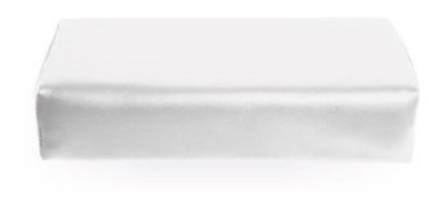 Armsteun Nagelstyliste XXL Skai Leder WHITE - Extra groot model - Super fijne armsteun -  maar liefst 42cm x 18,5cm x 9,5 cm - Musthave